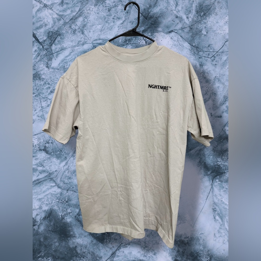 NGHTMRE “The Portal” Tour T-Shirt Beige Graphic Tee Size L
